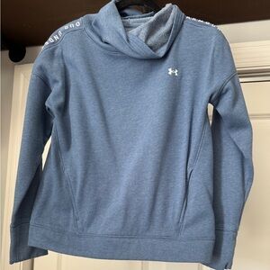 NWOT Under Armour Size Small Cowl Neck Sweatshirt. Periwinkle